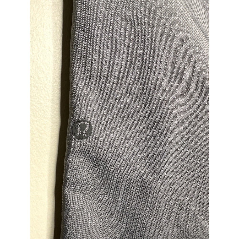 Lululemon Commute Pants Size 30 Men Gray Striped Golf Chino Stretch Athletic ABC - Picture 8 of 16